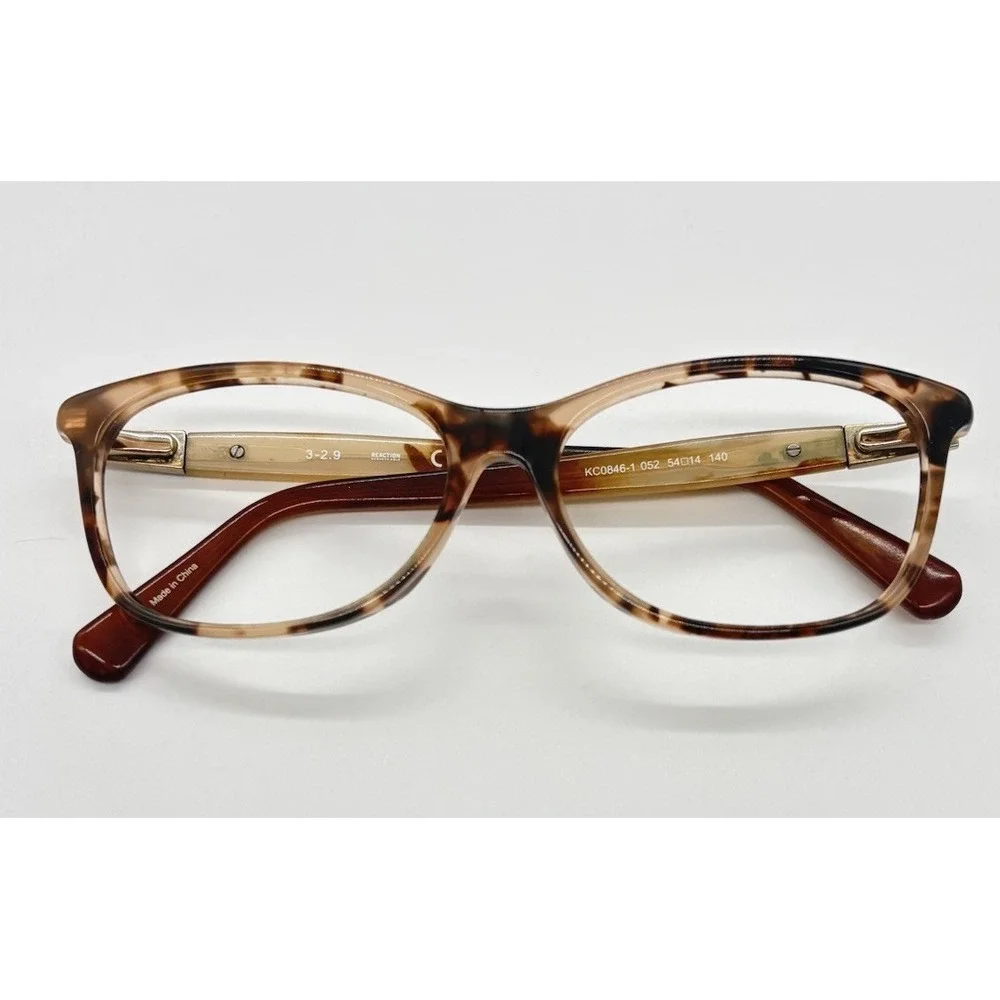Reaction Eyeglass Frames Only Brown KC 0846-1-052  54-14-140